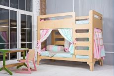 Ліжко двоярусне IndigoWood Cubed wood 190х90см